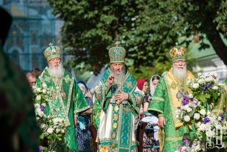 Предстоятели Поместных Православных Церквей поздравили Блаженнейшего митрополита Киевского и всея Украины Онуфрия с днем тезоименитства
