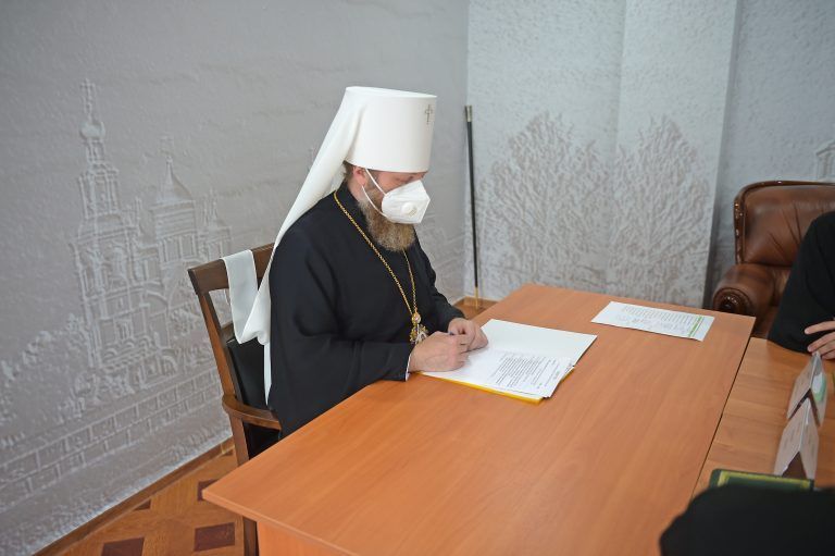 Митрополит Савва возглавил заседание Епархиального совета Вологодской епархии