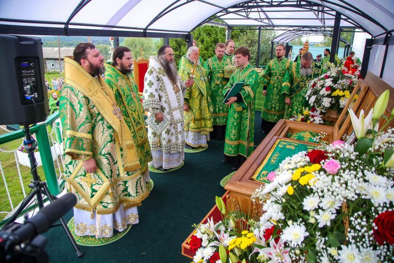 В Лысковской епархии прошли торжества в день обретения мощей праведного Алексия Бортсурманского