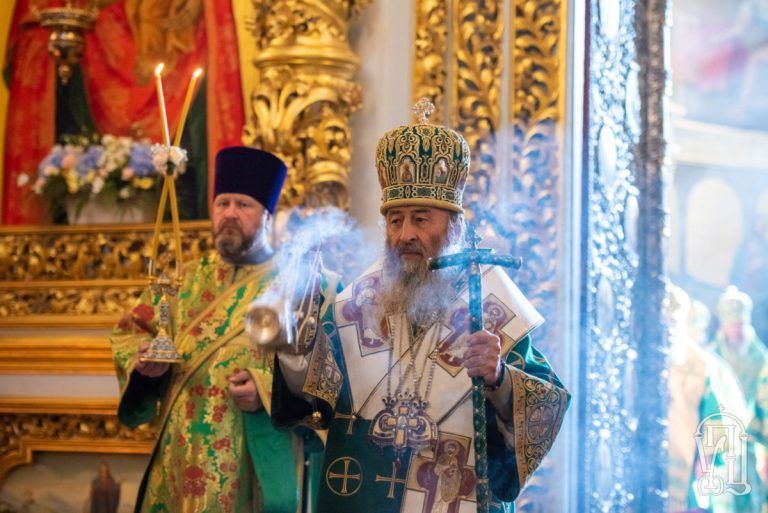 В день памяти преподобного Феодосия Печерского Блаженнейший митрополит Онуфрий совершил Литургию в Киево-Печерской лавре
