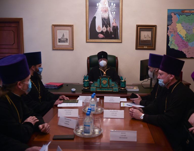 Под председательством владыки Саввы состоялось заседание Коллегии Вологодской епархии
