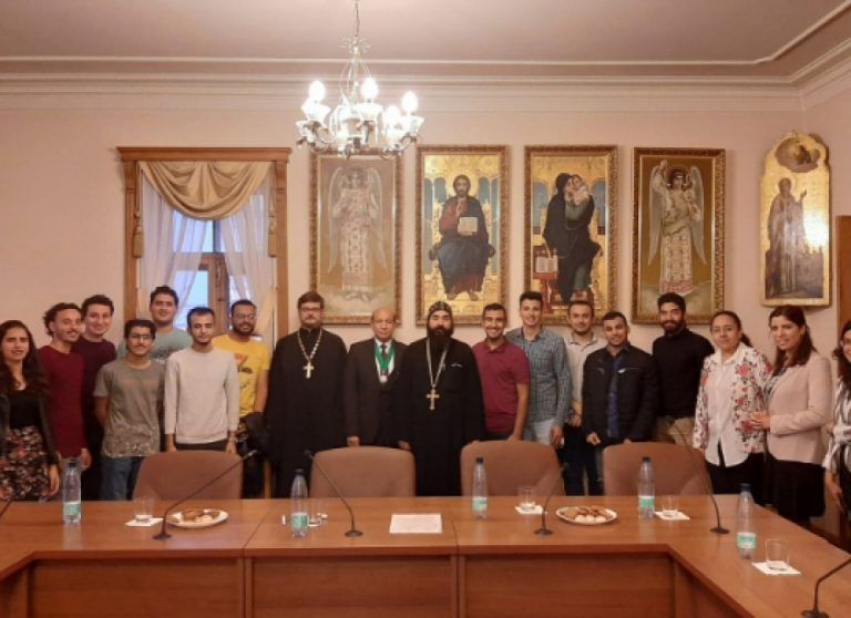 Студенты московских вузов — представители коптской общины Египта посетили Отдел внешних церковных связей