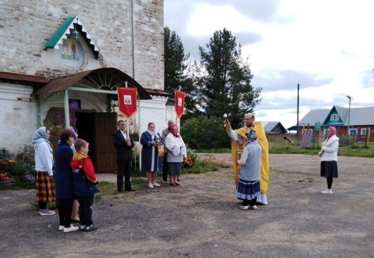На приходе церкви поселка Благовещенье Великоустюгского района отпраздновали престольный день 