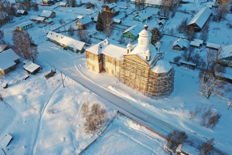 Завершился очередной этап восстановления Георгиевского храма в селе Косково
