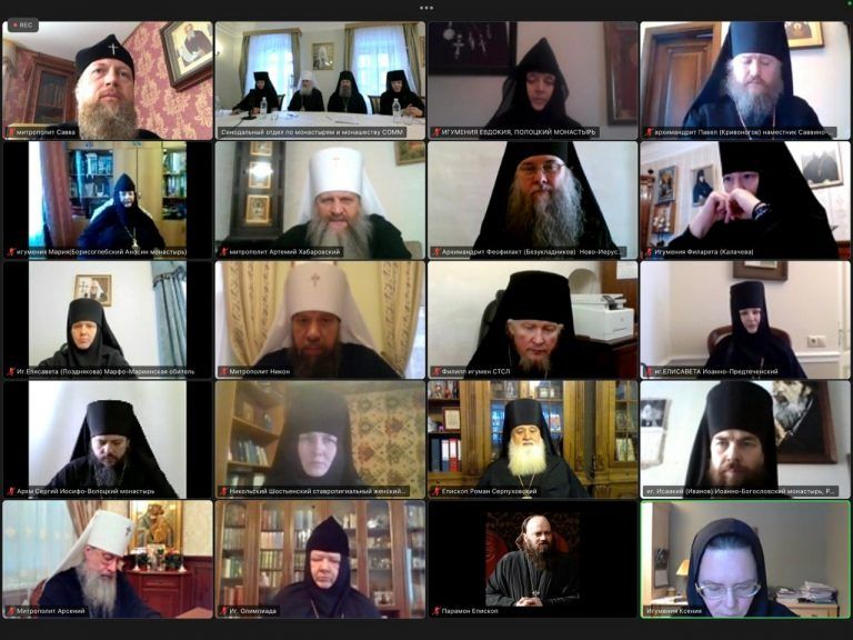 Глава Вологодской митрополии принял участие в  заседании Коллегии Синодального отдела по монастырям и монашеству