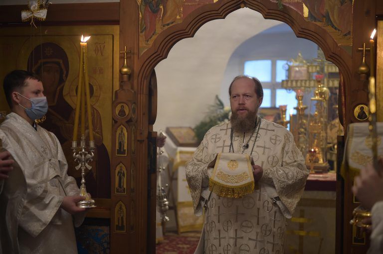 В праздник Обрезания Господня владыка Савва совершил Литургию в Спасо-Прилуцком монастыре Вологды