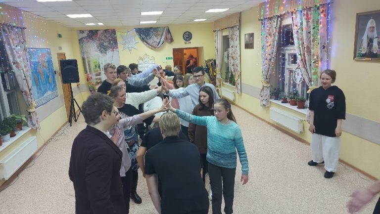 Рождественская встреча собрала молодежь череповецкого духовно-просветительского центра «Соборная горка»