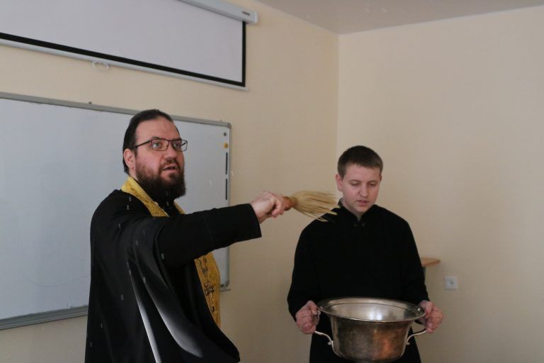 Студенты Вологодской духовной школы молитвенно встретили праздник Святого Богоявления