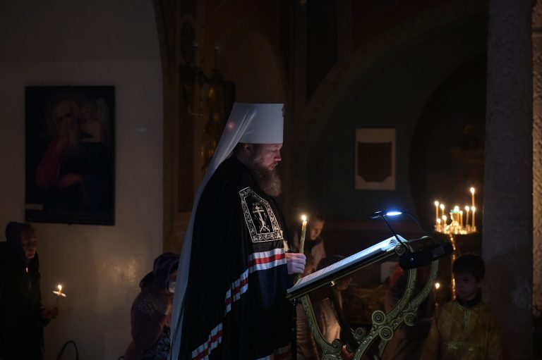 Митрополит Савва совершил чтение канона преподобного Андрея Критского в кафедральном соборе Великого Устюга