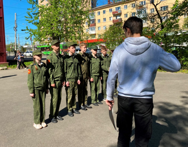 Священнослужитель поприветствовал участников военно-полевых сборов среди учащихся кадетских классов