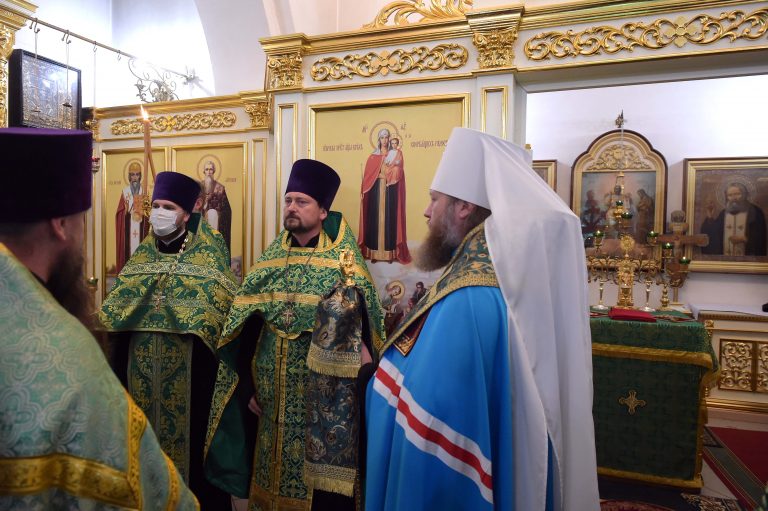 В день основания Вологды владыка Савва совершил молебен в часовне преподобного Герасима Вологодского