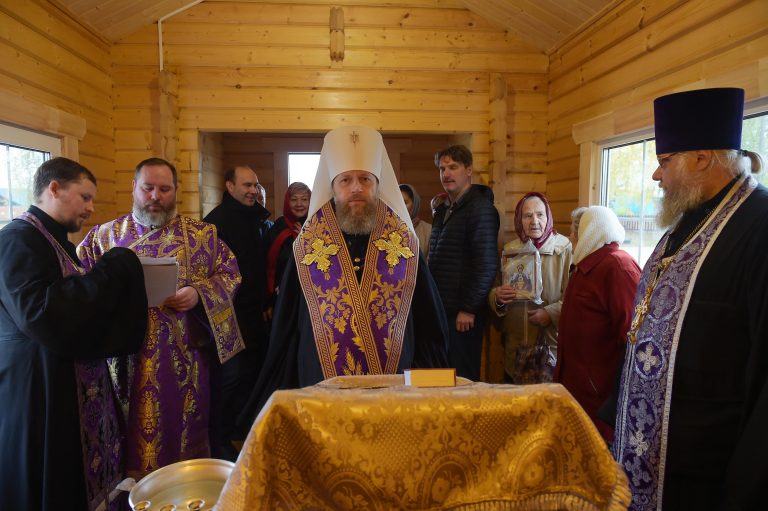 Митрополит Савва совершил освящение часовни в честь иконы Божией Матери «Неупиваемая Чаша»