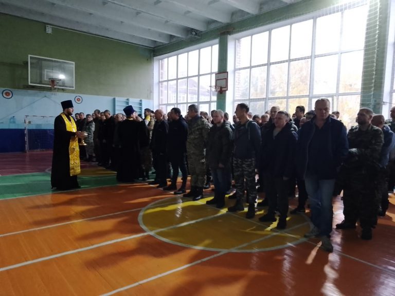 Вологодские священники благословили мобилизованных на несение воинской службы
