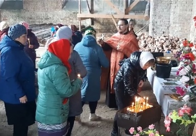 Жители деревни Вахнево встретили праздник Покрова Пресвятой Богородицы