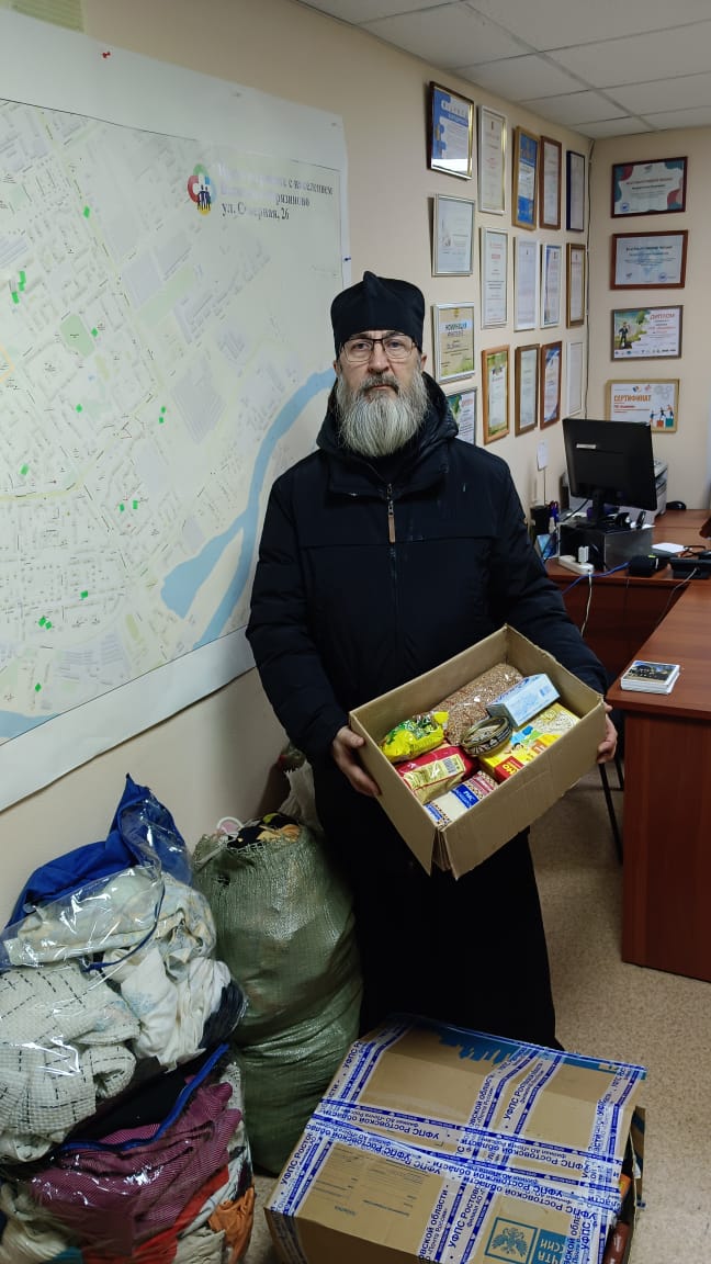 В Вологодской епархии идет сбор гуманитарной помощи для беженцев