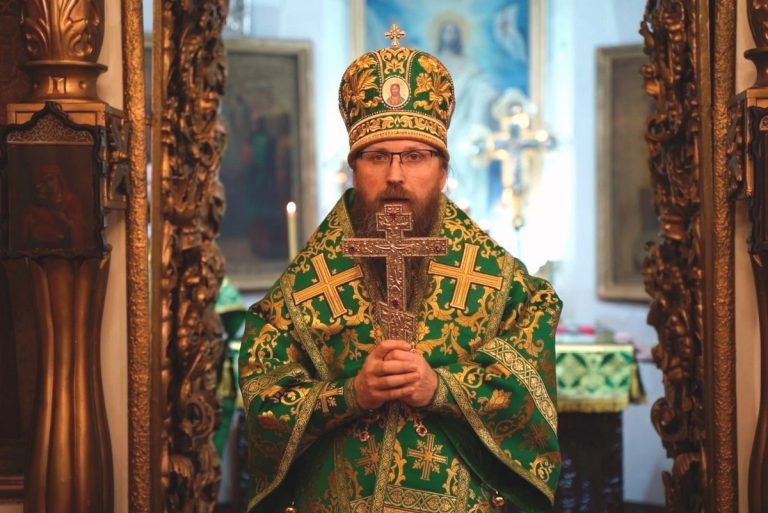 В Казанском храме города Устюжны молитвенно почтили память преподобного Филарета Устюженского