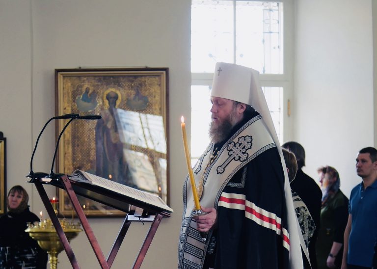 Митрополит Савва совершил богослужение с чтением Великого покаянного канона Андрея Критского