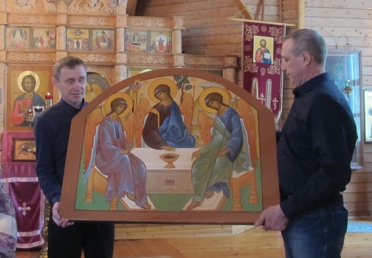 В храме преподобного Вассиана Тиксненского освятили новый иконописный образ