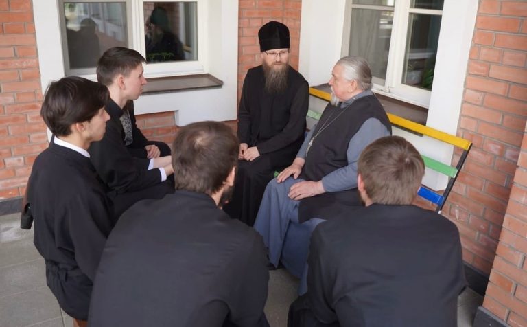 Владыка Игнатий встретился с семинаристами Московской духовной академии