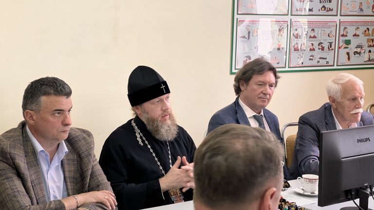 Митрополит Савва принял участие  в обсуждении проекта храма-часовни  на территории областной детской больницы