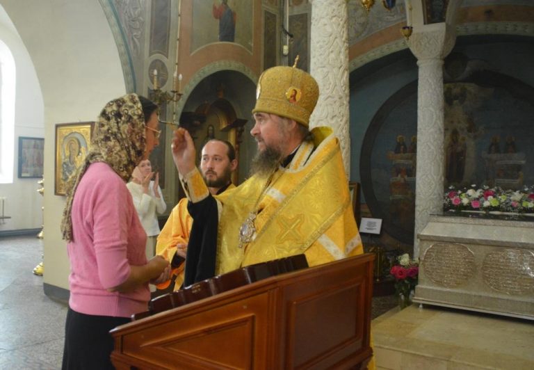 Владыка Фотий совершил всенощное бдение в Прокопьевском кафедральном соборе Великого Устюга
