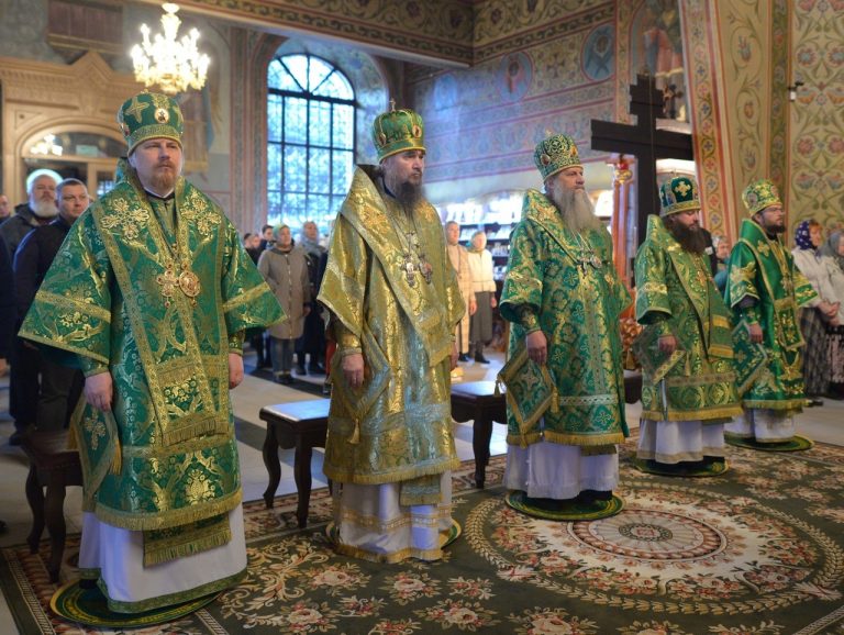 Епископ Фотий принял участие в торжествах в Троице-Сергиевой лавре