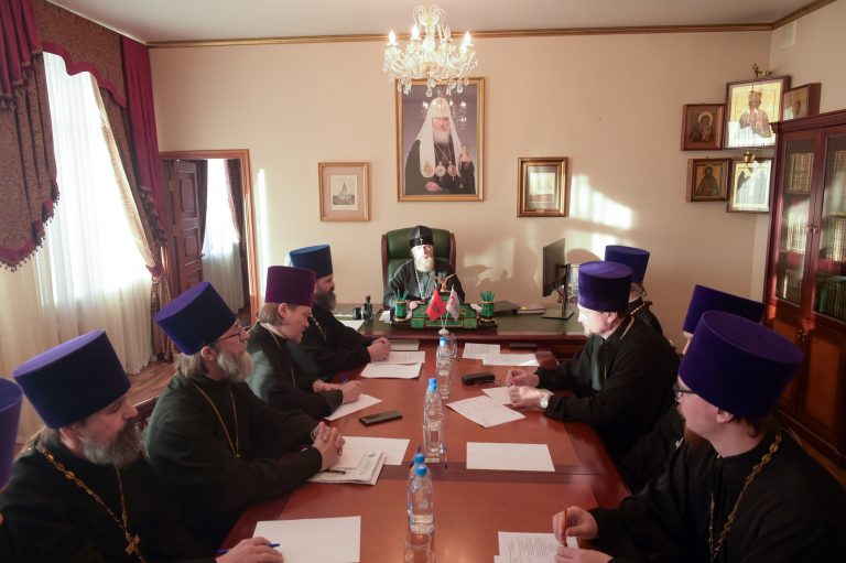 Под председательством митрополита Саввы состоялось очередное заседание Епархиальной коллегии