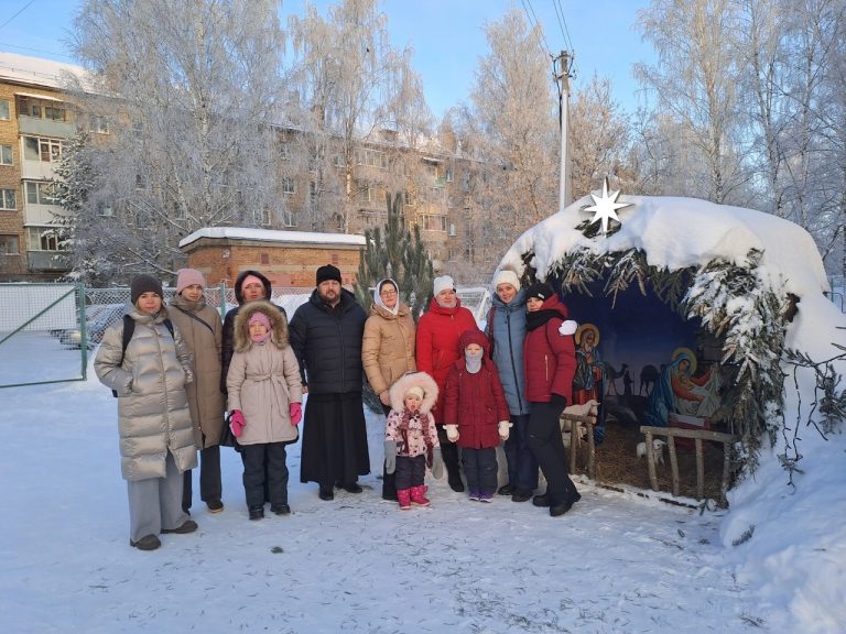 Рождественская встреча прошла на приходе храма Владимирской иконы Божией Матери города Вологды