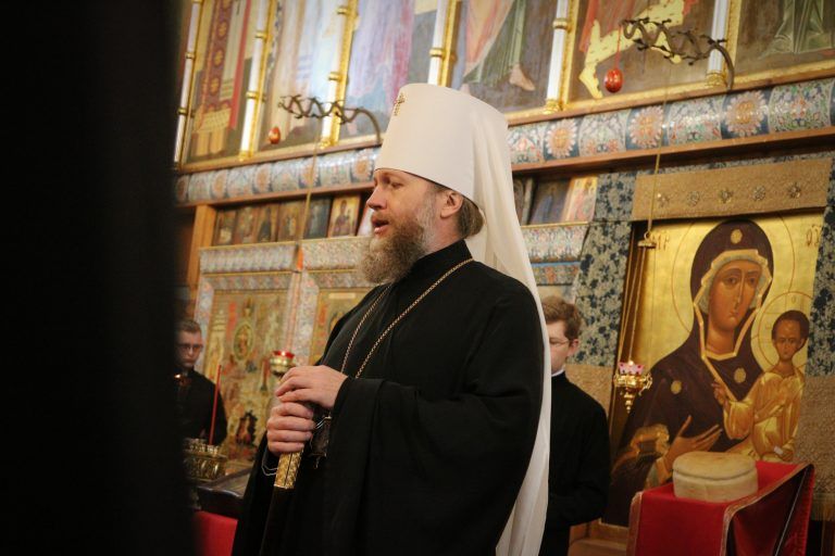 Митрополит Савва поздравил студентов семинарии с праздником Святой Пасхи
