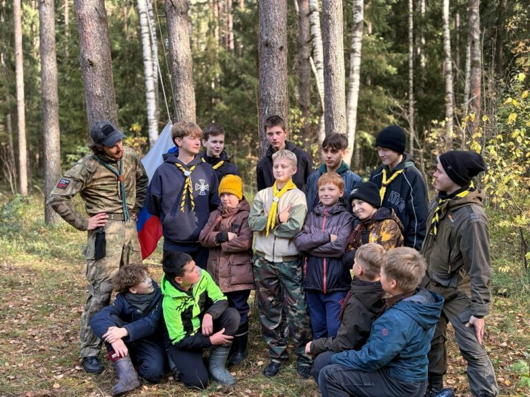 Юные разведчики Череповецкой епархии провели традиционный осенний слёт